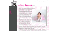 Desktop Screenshot of mullanedancers.com